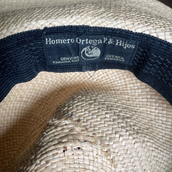 HOMERO ORTEGA P.& HIJOS  Genuine CUENCA PANAMA HAT - Picture 5 of 5